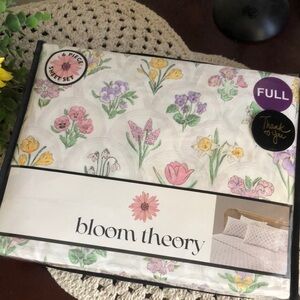 Bloom Theory Floral Flowers FULL Sheet Set